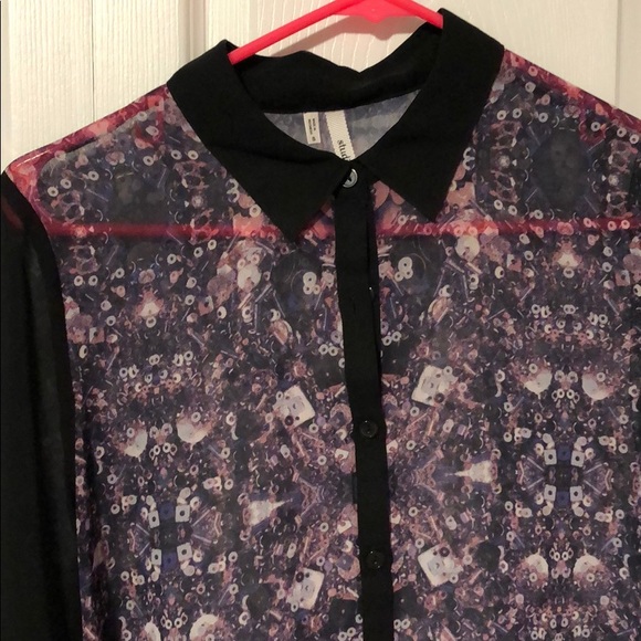 Maurices button down. See through fabric. - Picture 2 of 3